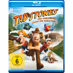 Alive AG Tad Stones - Der verlorene Jäger des Schatzes!, Film d'animation/bande dessinée, Blu-ray, Allemand, Anglais, 2D, All ...