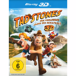 Alive AG Tad Stones - Der verlorene Jäger des Schatzes! (3D Blu-ray), Film d'animation/bande dessinée, Blu-ray, Allemand, Ang ...