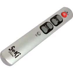 Hapena 7401010103, Universel, IR Wireless, Appuyez sur les boutons, Argent