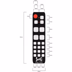 Hapena 7401010202 télécommande IR Wireless Universel Appuyez sur les boutons