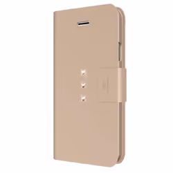 Hama Crystal coque de protection pour téléphones portables Étui avec portefeuille Or