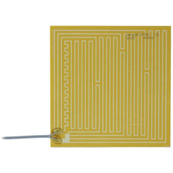 Polyester Feuille chauffante 12 v 20 w (l x l) 207 mm x 207 mm X217142 - Thermo Tech