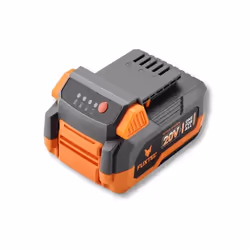 Batterie 20V 5Ah FUXTEC FX-E1B5AH – lithium-ion – indicateur LED – compatible outils sans fil 20V – recharge rapide 150min