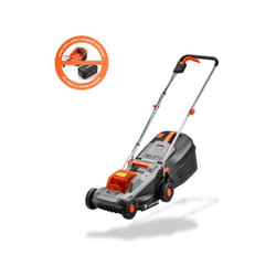 Tondeuse à gazon sans fil 20V sans batterie ni chargeur, bac de ramassage 30 l, largeur de coupe 30 cm, silencieuse/légère FX-E1RM20ECO - Fuxtec