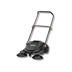 Fuxtec - Balayeuse manuelle FX-HK65 Largeur 650 mm, bac 20 l, idéale pour surfaces extérieures jusqu'à 2000 m²