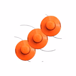 Set de 3 têtes à double filetage FUXTEC pour tous embouts avec filetage de sécurité M10 à gauche Tête de filetage double avec ...