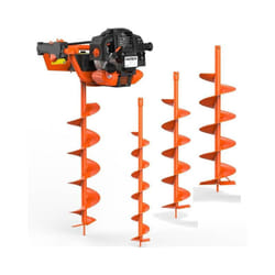 Fuxtec - Tarière thermique FX-EB152 avec mèches 100, 150 et 200 mm