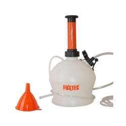 Fuxtec - Pompe vidange huile moteur FX-AP4L - 4L, manuelle, huile debroussailleuse, tondeuse, taille haies