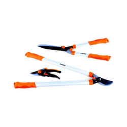 Fuxtec - Set de 3 sécateurs de jardin premium FX-SPS3 - à main, pour branches, pour haies