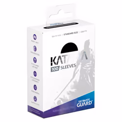 ULTIMATE GUARD Katana Sleeves Standard Size, Protège-carte, Noir, 100 pièce(s)