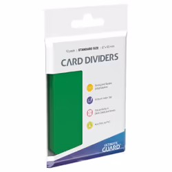 ULTIMATE GUARD Card Dividers, Vert, 10 pièce(s)