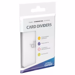 ULTIMATE GUARD Card Dividers, Transparent, 10 pièce(s)