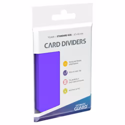 ULTIMATE GUARD Card Dividers, Violet, 10 pièce(s)