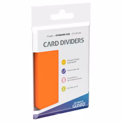 ULTIMATE GUARD Card Dividers, Orange, 10 pièce(s)