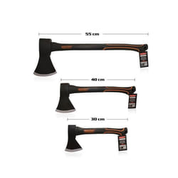 Set de 3 Haches HECHT à Fendre et Merlin avec Manche Ergonomique et Surface de Coupe Polie - Nr 7