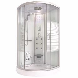 Douche à vapeur HOME DELUXE WHITE PEARL - Version: 90 x 90 cm