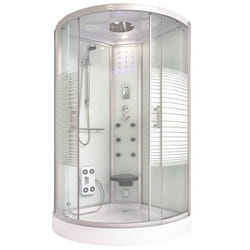 Douche à vapeur HOME DELUXE WHITE PEARL - Version: 90 x 90 cm