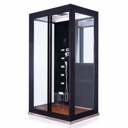 HOME DELUXE Douche à vapeur BLACK LUXORY >Couleur: Noir