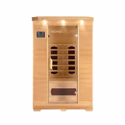 Cabine infrarouge HOME DELUXE REDSUN M Taille: 120 x 105 x 190 cm pour 2 personnes I Sauna infrarouge Cabine infrarouge en bo ...