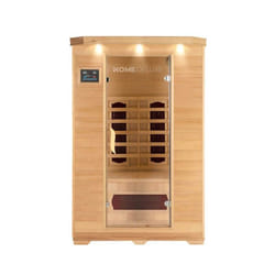 Cabine infrarouge HOME DELUXE REDSUN M Taille: 120 x 105 x 190 cm pour 2 personnes I Sauna infrarouge Cabine infrarouge en bois