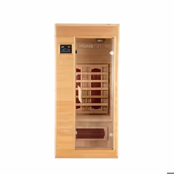 HOME DELUXE Cabine infrarouge REDSUN S Taille: 90x 90 x 190 cm pour 1 personne I Sauna infrarouge Cabine de chaleur infraroug ...