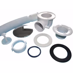 Particularités du produit: Matériau : plastique sanitaire longueur du tuyau jusqu'à 90 cm Siphon : Ø 90 mm, hauteur 100 mm, l ...