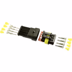 Informations techniques Connexion (composants) : cosses plates 1.5 mm, à sertir Couleur : jaune, noir Courant nominal : 14 A  ...