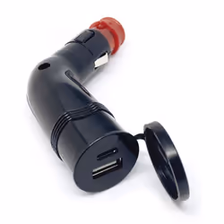 BAAS bike parts Chargeur USB coudé, rouge