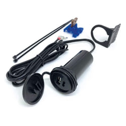 BAAS bike parts Prise USB - 12/24V 2x3.6A