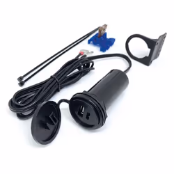 BAAS bike parts Prise USB - 12/24V 2x3.6A