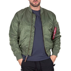 Blouson Bombers Alpha Industries MA-1 VF 59 Kaki - ALPHA INDUSTRIES - Homme - Vert