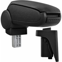 Pro.tec - Accoudoir central pour Audi A3 S3 8P - avec compartiment - rembourré - textile - noir