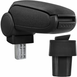 Pro.tec - Accoudoir central pour Opel Astra g - avec compartiment - rembourré - textile - noir