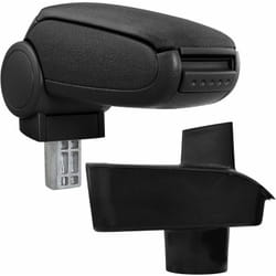 Pro.tec - Accoudoir central pour Ford Fiesta '09 - avec compartiment - rembourré - textile - noir