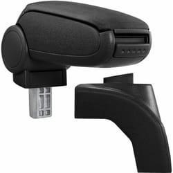 Pro.tec - Accoudoir central pour Golf 5, Jetta - avec compartiment - rembourré - textile - noir 5179355