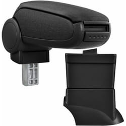 Pro.tec - Accoudoir central pour Fiat 500 - avec compartiment - rembourré - textile - noir