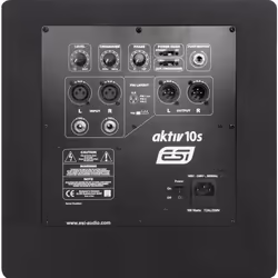ESI aktiv 10s Noir Caisson de basse actif 150 W