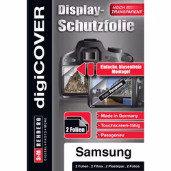 DigiCover B3202, Transparent, Samsung, Samsung WB850, Résistant aux rayures, 2 pièce(s), Protecteur d'écran
