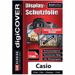 DigiCover N3176, Acier inoxydable, Casio, EX-ZS12, 1 pièce(s), Protecteur d'écran