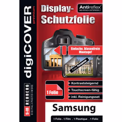 DigiCover N3322, Transparent, Samsung, NX210, Film de protection anti-reflets, Résistant aux rayures, 1 pièce(s)