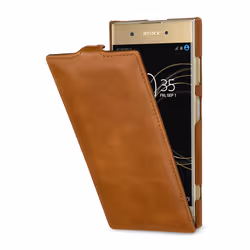 Stilgut SYG3421TSVTBN, Folio porte carte, Sony, Xperia XA1 Plus, 14 cm (5.5"), Marron