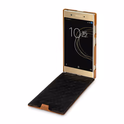 Stilgut SYG3421TSVTBN coque de protection pour téléphones portables 14 cm (5.5") Folio porte carte Marron