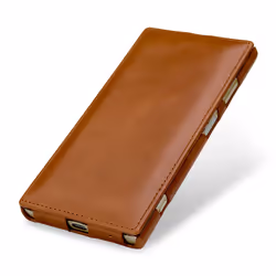 Stilgut SYG3421TSVTBN coque de protection pour téléphones portables 14 cm (5.5") Folio porte carte Marron