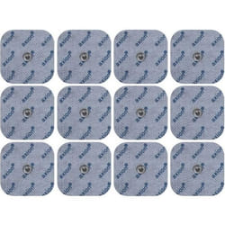 Sanitas/Beurer - 12 électrodes 45x45 mm compatibles Sanitas SEM 40/41/42/43/44 et Beurer EM40/41/49/80 TENS-EMS - Connecteurs snap