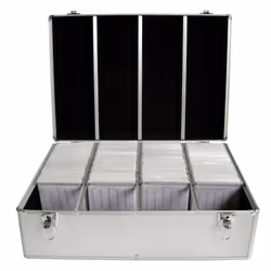 MediaRange BOX78 étui disque optique Caisse rigide 1000 disques Argent