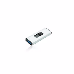 MediaRange MR917, 64 Go, USB Type-A, 3.2 Gen 1 (3.1 Gen 1), 80 Mo/s, Slide, Noir, Argent