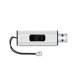 MediaRange MR914 lecteur USB flash 8 Go USB Type-A 3.2 Gen 1 (3.1 Gen 1) Noir, Argent