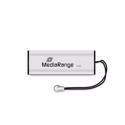 MediaRange MR914 lecteur USB flash 8 Go USB Type-A 3.2 Gen 1 (3.1 Gen 1) Noir, Argent - Vue supplémentaire 4