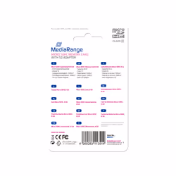 MediaRange 8GB microSDHC 8 Go Classe 10