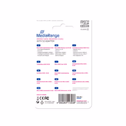 MediaRange MR958 mémoire flash 16 Go MicroSDHC Classe 10